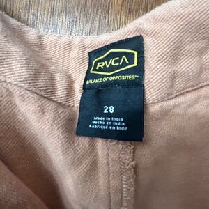 RVCA Corduroy Pants in Rust Tan